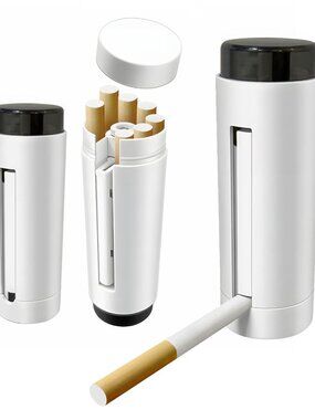 One-Press Pop-Up Smoke Dispenser Case, 7-Count Portable Storage Box(1 Pack)